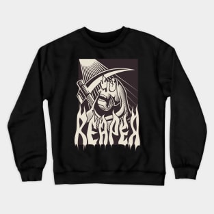 Grim reaper shirt in black and white Crewneck Sweatshirt
